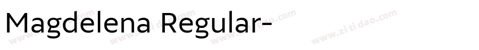 Magdelena Regular字体转换